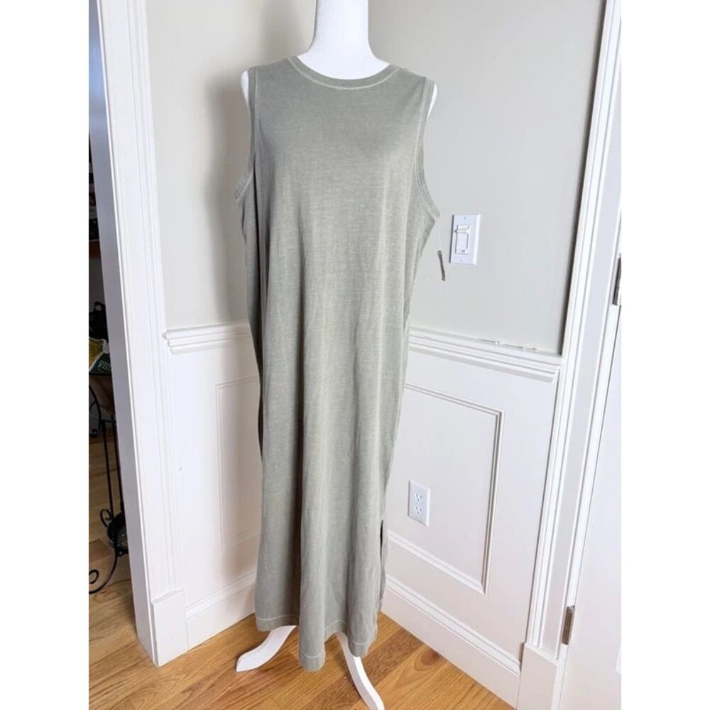 Old Navy NWT Sleeveless Maxi T-Shirt Dress Sage Green XL